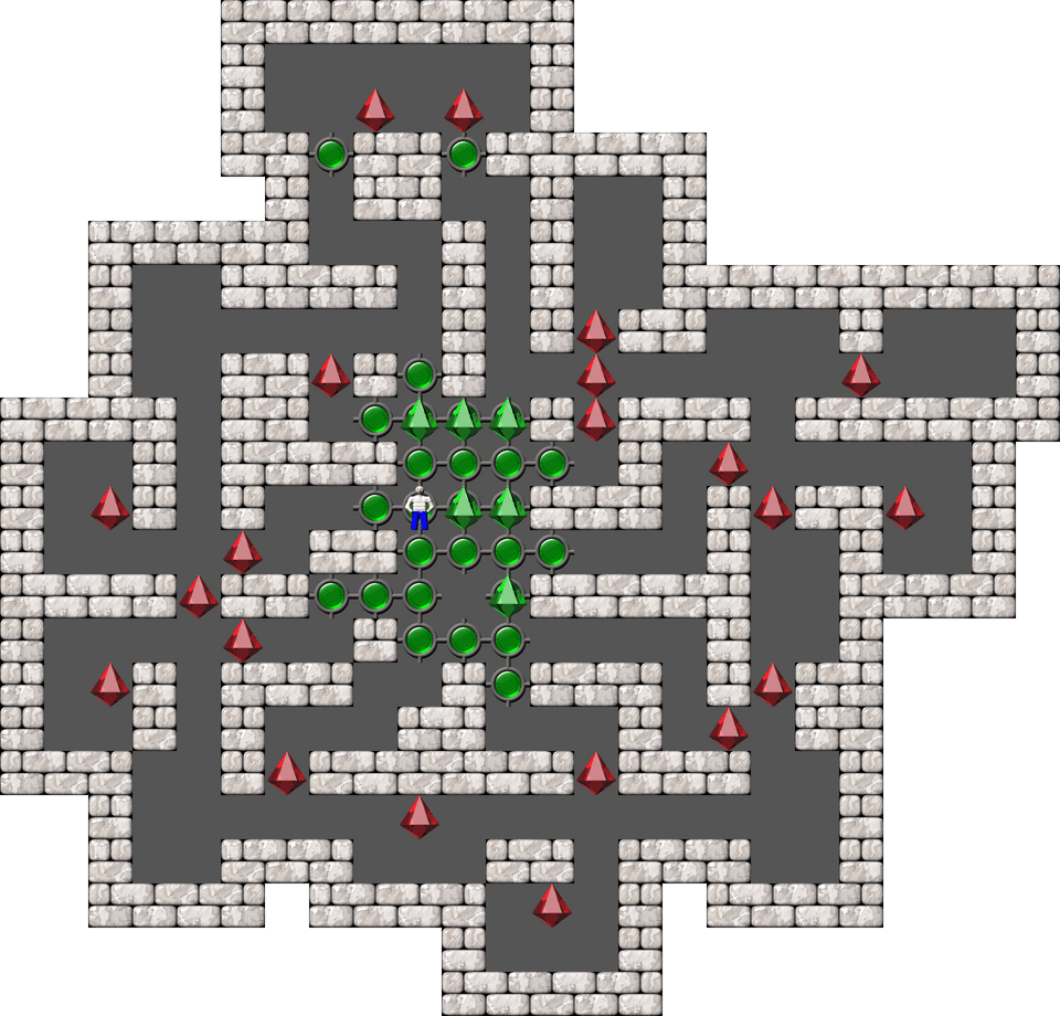 Sokoban Secundus gradus ad Olympo level 53